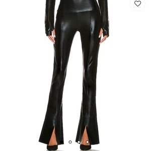 *BRAND NEW* Norma Kamali Spat Legging in Black Foil